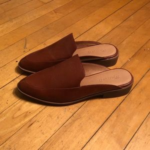 Madewell Frances Loafer Mule in Leather